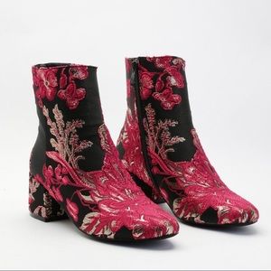 Embroidered Booties